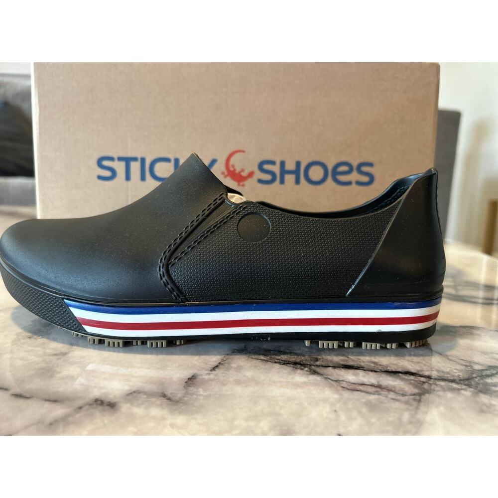 Nursing Shoes for Women, Chefs, Kitchen, Nurses, Waterproof Black 7.5W NWT